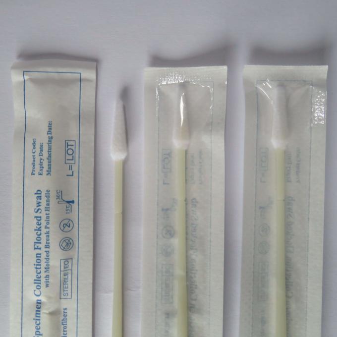 Nylon Flocked Disposable Sampling Swab For Woman Urethral Vaginal
