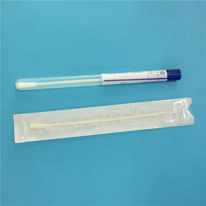 Disposable Iclean Specimen Collection Flocked Swab / Flocked Nasal Swabs CMFS916