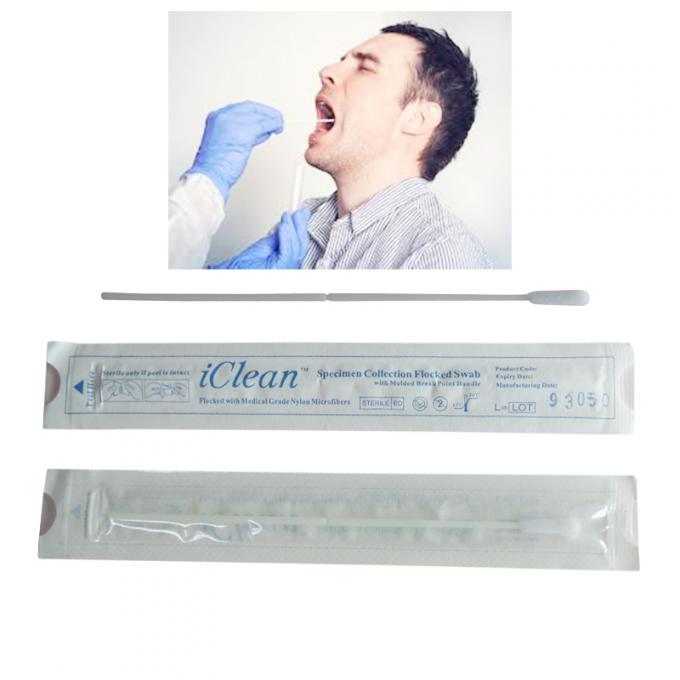 Individual Packing Sterile Flocked Saliva Oral Nasal Pharyngeal Swab