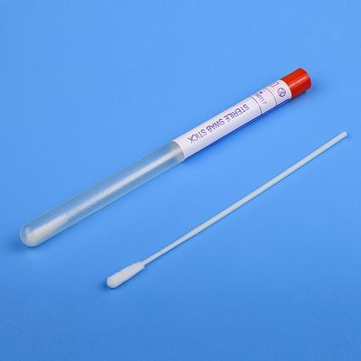 CM-FS913 Nylon Flocked Swabs With Long Tube / Plastic Bag DNA Sampling Swab