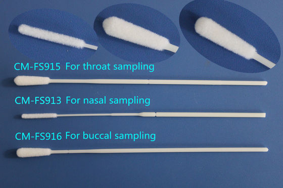 Specimen DNA Buccal Swabs Tube Collection Nylon Mouth Flocked Dna Cheek Swab