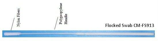 Sampling Transport breakpoint handle Dry Flocked Swab For DNA Or Specimen Collection