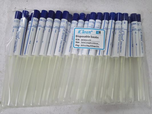 Flocked DNA Buccal Swabs For Sampling Nylon Fiber Sterile Transport Swab With Tube