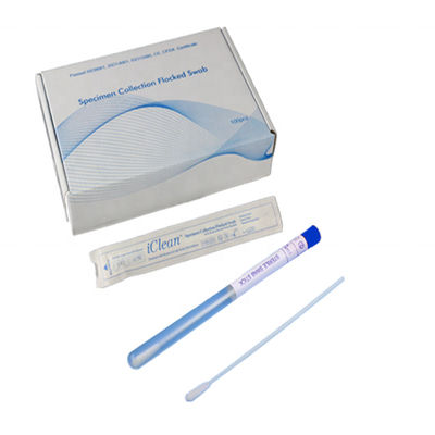 Transport Dna Specimen Sterile Flocked Swabs Test Sticks Nasal And Throat Swabs