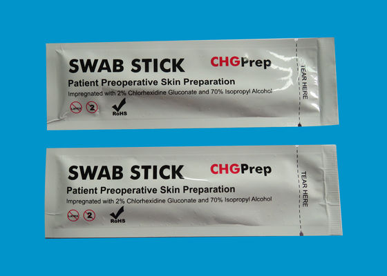 Chlorhexidine Gluconate Prep CHG Swab 132mm Foam 2%CHG + 70%IPA