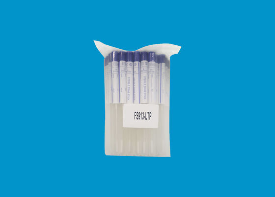 CM-FS913 Nylon Flocked Swabs With Long Tube / Plastic Bag DNA Sampling Swab
