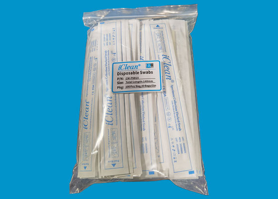 Nasal Pharyngeal Swabs Sterile Mouth Flocked Nylon Swab DNA Test Nylon Fiber