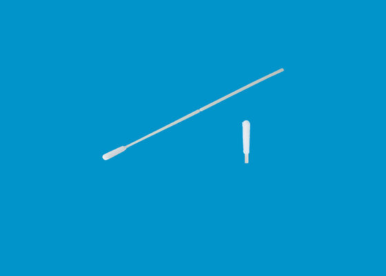 DNA Specimen Collection Throat Medical Flocked Tip Swab With Transport Tube