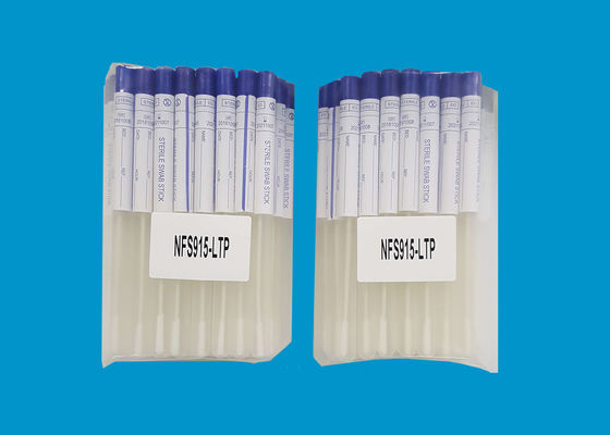 Molded Breakpoint DNA Buccal Swabs 152mm Sampling Oral Care Nylon Flocked Swab