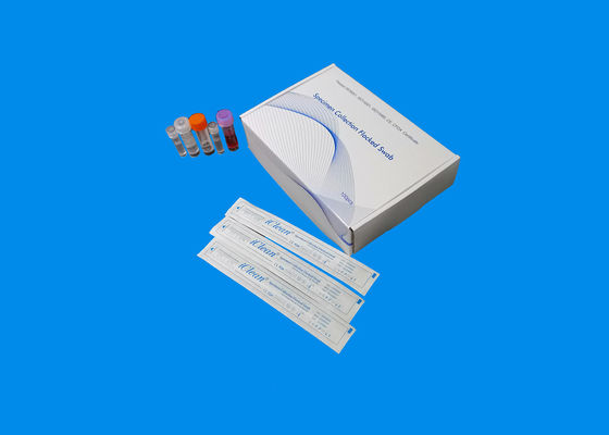 TDS Flocked Sterile Medical Swabs Nasopharyngeal Throat Swab Plypropylene Handle