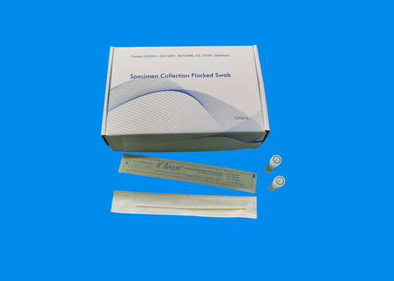 Iclean Specimen Collection Flocked Swabs Environment Surface Microbial Contamination Test