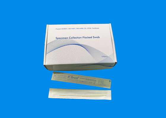 DNA Sample Collection Nasopharyngeal Flocked Swab With Transport Tube