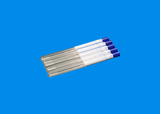 White NDA Specimen Collection Flocked Swab Nylon Fiber Head 20.0mm Length