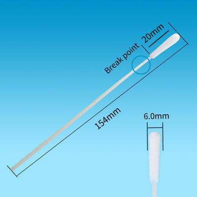 ABS Handle Nasopharyngeal Oropharyngeal Swab Flocked Tapered Swab CM-FS916