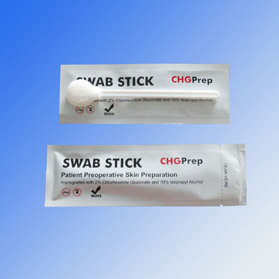 Large Prep 2% CHG Swab 70% Isopropyl Alcohol IPA Foam Tipped Applicators
