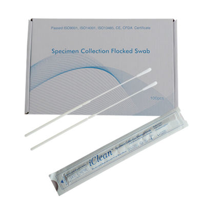 Molded Breakpoint Flocked Throat Swab And Nasopharyngeal Swab DNA Testing