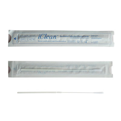 Nylon Fiber DNA Nasal Flocked Swabs Nasopharyngeal Dry Flocked Swab CM-FS913