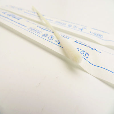 Sampling Flocked Nasopharyngeal Flu Swab / Flu Test Nose Swab Oval Tip CM-FS913