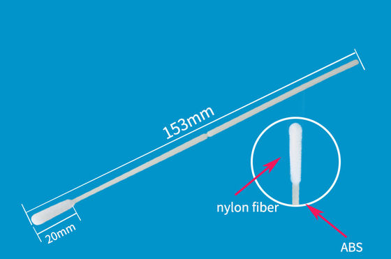 Nose Throat Flocked Nylon Medium Oral Nasopharyngeal Swabs