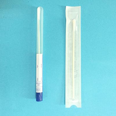 Specimen Collection Sterile Nose Throat Swab Sticks Nasopharyngeal Dry Flocked Swab