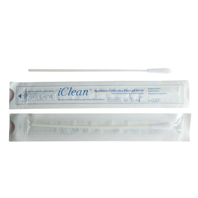 Sterilized Stick Oral Care Mouth Nylon Sample Specimen Collection Flocked Swabs