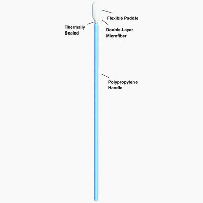 CM-PS761M Long Handle Cleanroom Swabs Double Layer Microfiber Disposable Swab Sticks