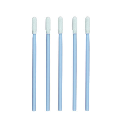 CM-PS743 Round Head Lint Free Clean Polyester Dacron Oral Swab Stick