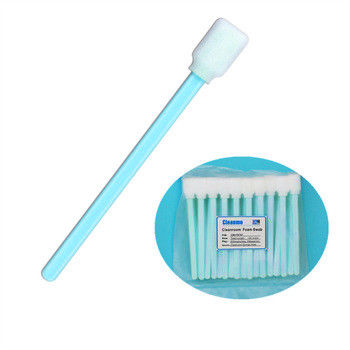 Lint Free Polyurethane Foam Flat Tip Sponge Cleanroom Swabs CM-FS707