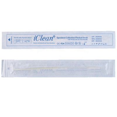 DNA Nasal Flocked Swabs Disposable Sampling Swab For Nasopharyngeal