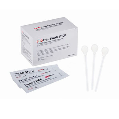 Foam Head Pre Saturated Sterile Medical Surgical CHG Swab Stick Preoperative Skin Preparation
