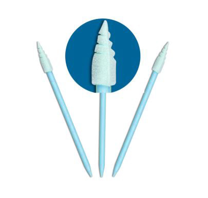 CM FS751 Foam Tip Cleanroom Swabs Lint Free Pointed Spiral Head Foam