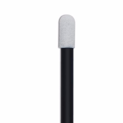 CM FS920 Black Handle Cleanroom Swabs with Round Sponge Head