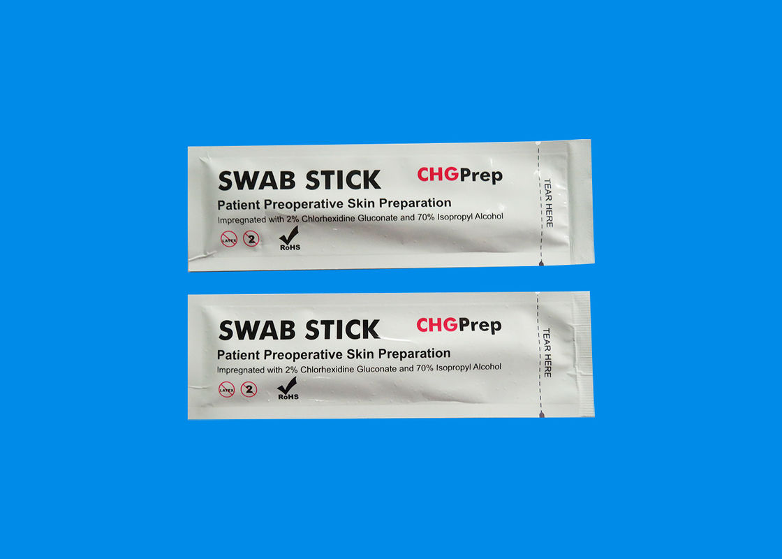 Surgical CHG Chlorhexidine Oral Swabs Stick Sterile Foam Alcohol Prep Swabs Disposable