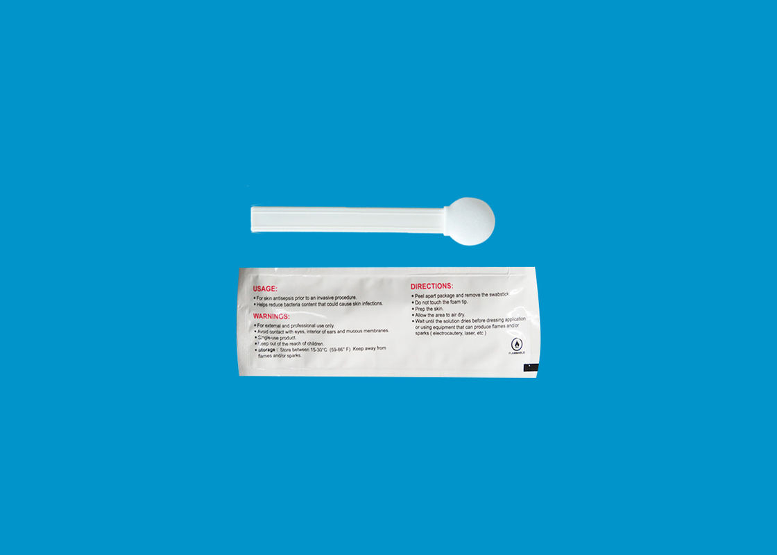 6ml CHG Swab Sticks 70% Alcohol And 2% CHG Antiseptic Skin Prepping Foam Swab