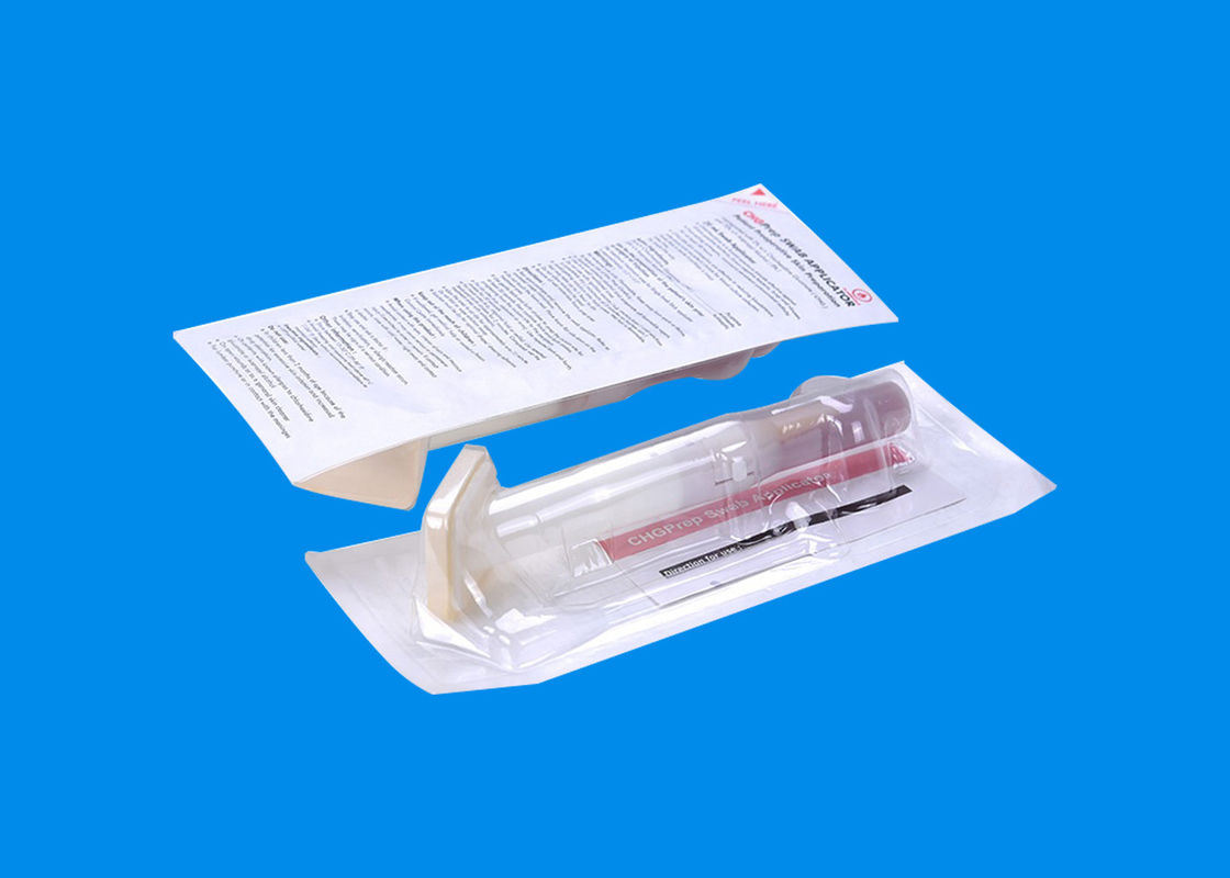 3 5 6 10.5 26ml Disposable CHG Applicator Surgical Skin Prep Foam Antiseptic 70% IPA 2% CHG Swab