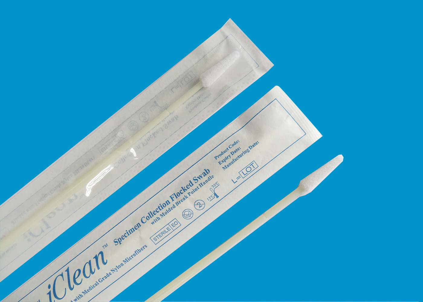 Nylon Flocked Disposable Sampling Swab For Woman Urethral Vaginal